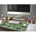 thumbnail image 6 of Kawaii Anime Aesthetic Black Cat Forest Plant Desk Mat, Green Sage XXL Large Extended Mouse Pad Gaming Cute Cats Desk pad, Laptop Keyboard and Mouse Mat for Women Desktop Office Decor 31.5x15.7 in, 6 of 6