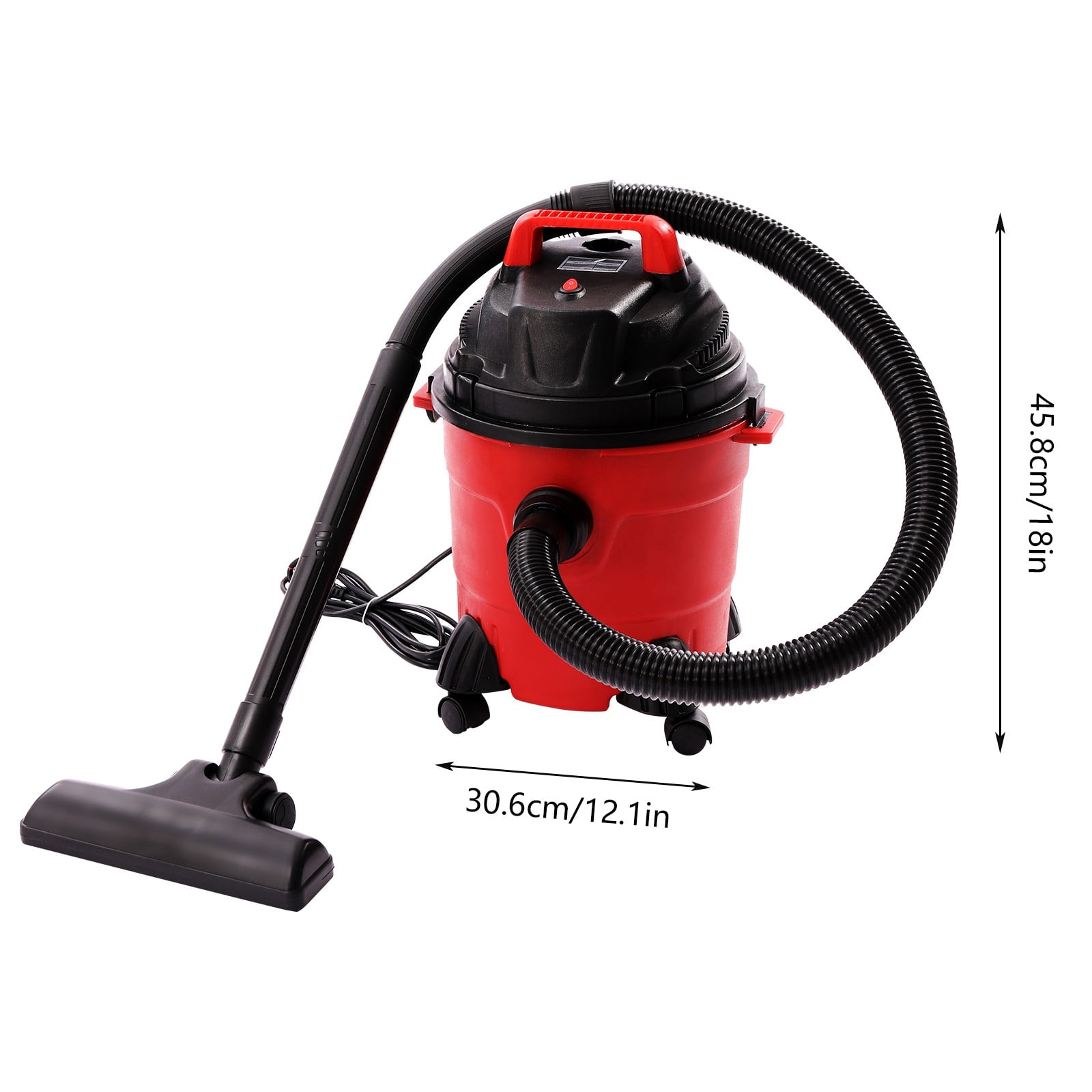 1 PCS Wet/Dry Vacuum for cleaning your home, garage, workshop, and vehicle projects, Portable Heavy-Duty Shop Vacuum 3 in 1 Function with Attachments for House, Garage, Car& Workshop