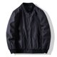 thumbnail image 4 of Chaqueta deportiva con cuello alto y estampado de letras para hombre, abrigo de manga larga con cremallera Pompotops oipoqjl11232, 4 of 8