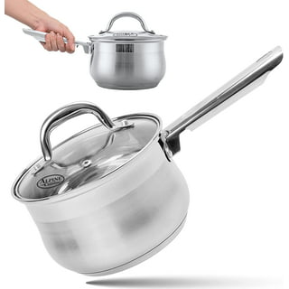 Alpine Cuisine Dutch Oven Belly Shape 4Qt - Stainless Steel Dutch Oven Pot  with Lid, Stove Stop