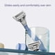 thumbnail image 4 of Flamingo Pubic Hair Razor for Women, Shaving Kit, 1 Pubic Razor Handle, 4 Five-Blade Refills, 1 Shower Holder, Starter Set, Full Kit, 4 of 7