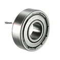 thumbnail image 3 of Unique Bargains Deep Groove Ball Bearing 6201Z Double Shield, 12mmx32mmx10mm Carbon Steel 2Pcs, 3 of 4