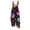 Sky Blue, variant on JULMCOMO Cotton Linen Jumpsuits for Women Plus Size Halloween Spider Web Pumpkin Bat Printed Spaghetti Strap Jumpsuits Costume Holiday Overalls Dark Purple L