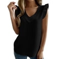 thumbnail image 1 of Blusas de Manga Larga para las Mujeres Color Sólido V-Cuello Cremallera Top Casual, Relajado Ajuste Blusa Diaria, 1 of 9