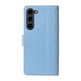 thumbnail image 6 of Crossbody Wallet Case for Samsung Galaxy S22, Credit Card Slots Elegant PU Leather Magnetic Closure Shoulder Strap Purse Phone Case Flip Kickstand Full Body Protection Cover for Women Girls, Blue, 6 of 13