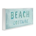 thumbnail image 3 of Stupell Industries Rustic Beach Cottage Watercolor Nature Painting White Framed Art Print Wall Art, 24 x 10, 3 of 9