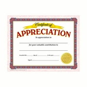 CERTIFICATE OF APPRECIATION