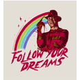 thumbnail image 2 of A Nightmare On Elm Street Follow Your Dreams Adult Sand Long Sleeve Hoodie-XXL, 2 of 7