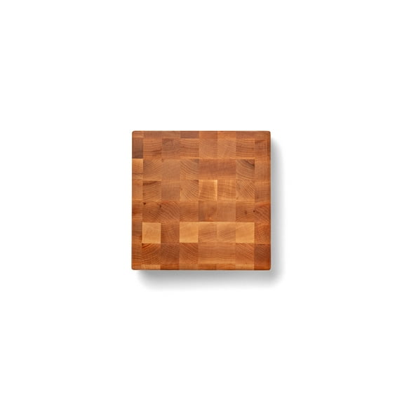 Open Box John Boos Maple Wood End Grain Cutting Board for Kitchen, 12"x12"x3"