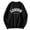 Black, variant on Womens Fashion Casual Long Sleeve Crew Neck Sweatshirts Printed Pullover Hoodless Sweatshirts Top Drawstring Pullover Hoodie Women Warm Christmas Hoodie Zip up Hooded Sweatshirt Women Zippe Hot