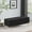Black, variant on Andeworld Ottoman with Storage Bench, Modern Velvet Upholstered Rectangular Tufted Footstool Bench, Large Storage Bench for Bedroom,Living Room,Entryway (Ivory)