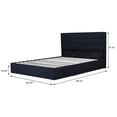 thumbnail image 4 of Queen Size Upholstered Hydraulic Storage Platform Bed,Black, 4 of 7