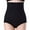 Black, variant on WMTBSRSW Plus Size Tummy Control Thong Shapewear for Women High Waist Shaping Underwear Ribbed Knit Seamless Body Shaper Panties Girdle