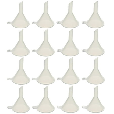 - Clear Plastic Mini Funnels (Pack of 16)