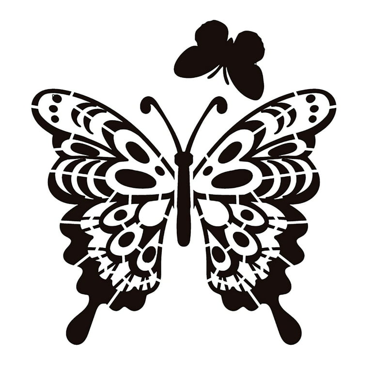 Butterfly Silhouette  Butterfly stencil, Butterfly outline, Butterfly  printable