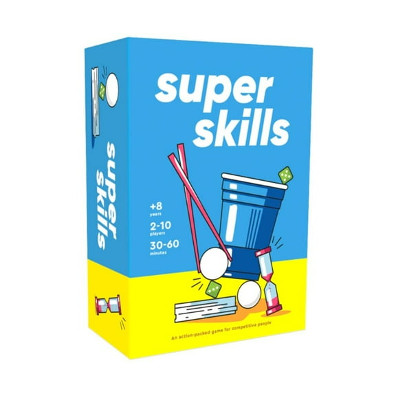 Super Skills - Action Game for Competitive People - Beat Your Friends at 120 Challenges - Fun Group Activity for Family Night or Party with Kids, Teen