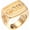 Gold, variant on Men Stainless Steel Vintage Letter Alphabet GOD Christian Religious Biker Rings Silver/Gold