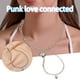 thumbnail image 1 of Punk Style Thick Chain Clavicle Chain Trend Personality Heart Pendant, 1 of 2