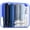Navy, variant on Mrsdry Travel Size Toiletries, TSA Approved Silicone Travel Containers for Toiletries, Leak Proof Refillable Liqus Shampoo And Conditioner travel Essentials toiletry Bottles (18 Pack)