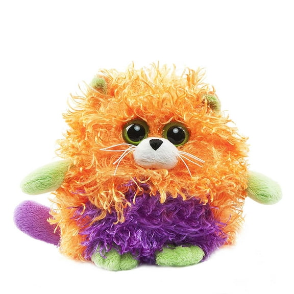 Orange & Purple Cat Whoorah Friends Plush by Ganz