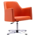 thumbnail image 2 of Ceets AC030-OR Pelo Adjustable Height Swivel Accent Chair, Orange, 2 of 2