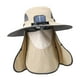 thumbnail image 4 of Sombrero con ventilador solar para exteriores, transpirable, con protección solar, cómodo para pescar. Caqui, 4 of 9