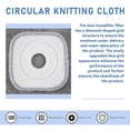 thumbnail image 4 of 10Pcs Washable Mop Cloth for Mop Squeeze Mop Automatic Separation Rotating Cleaning Floors Mop Pads Cloth, 4 of 5