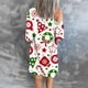 thumbnail image 3 of Abrigo de camisa con frente abierto, blusa informal de Halloween con estampado de Navidad suave de manga larga y un solo pecho para mujer tipo 3 3XL, 3 of 5