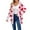 White, variant on Women's Long Sleeve Cute Heart Cardigan Sweaters V Neck Open Front Ribbed Knit Valentines Sweater Jacket Coat(Black,S)