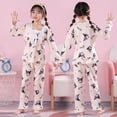 thumbnail image 3 of Pijama de seda de leche de dibujos animados Kawaii Sanrio, ropa de casa para niña, regalo de Hello Kitty Kuromi, 3 of 4