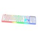 thumbnail image 1 of Teclado mecánico para juegos, teclado para juegos, retroiluminación LED, USB, con cable, 104 teclas Blanco, 1 of 9