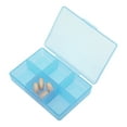 thumbnail image 6 of Unique Bargains 1 Pc Pill Case 6 Grid Clear Pill Box Sky Blue, 6 of 6