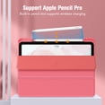 thumbnail image 4 of Fintie Slim Hybrid Case for iPad Air 11-inch M4/M3/M2 (2026/2025/2024), iPad Air 5th/4th Generation (2022/2020) 10.9 Inch - Clear Transparent Back Cover with Built-in Pencil Holder, 4 of 10