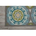 thumbnail image 4 of Waverly Sun N' Shade Indoor/Outdoor Jade 8'6" x SQUARE Area Rug, (9 Square), 4 of 6