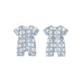thumbnail image 2 of BemeyourBBs Western Baby Spring Summer Fall Clothes Newborn Baby Boy Girl Cowboy Cowgirl Outfit Romper Horse Print Short Sleeve Zip-up Full Length Jumpsuit, 2 of 9