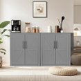thumbnail image 5 of Small Accent Cabinet, Farmhouse Sideboard Buffet with Storage Cabinet for Kitchen, Living Room, Dining Room, Bathroom, 5 of 15