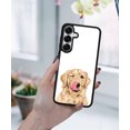 thumbnail image 5 of WIRESTER Shockproof Soft Rubber Cover Case for Samsung Galaxy S25 6.2" 2025, Winking Golden Retriever Dog, 5 of 5