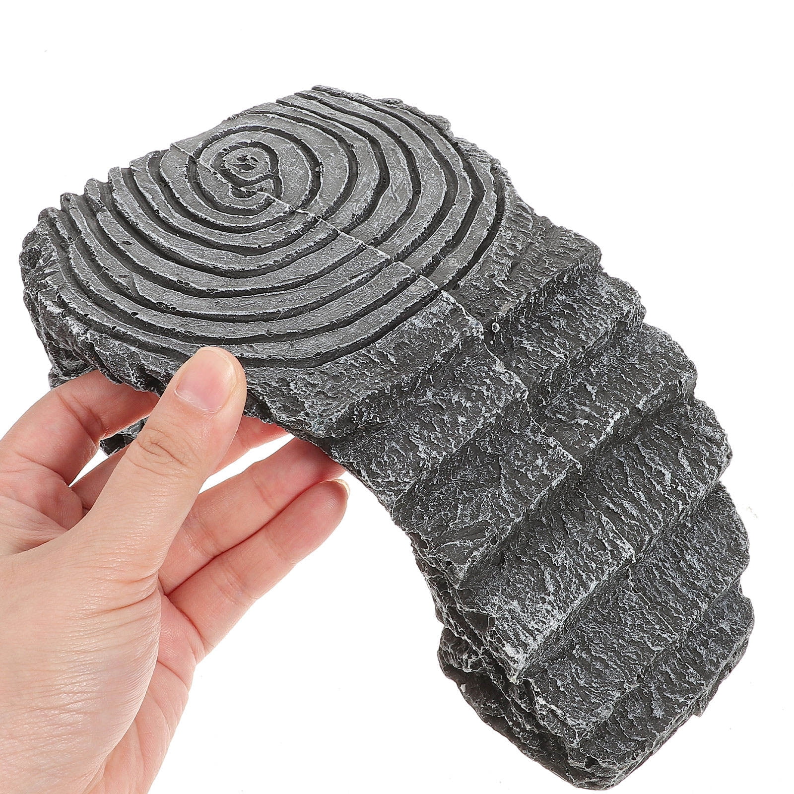 Amosfun 1Pc Tortoise Floating Platform Resin Climbing Dock for Aquarium Reptile Decor
