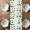 thumbnail image 6 of St Patrick's Day Table Runner - 60 Inch Long, Kitchen Dining Table Runner Dresser Scarves, Spring Leaves Green Botanical Flowers Plants Farmhouse Decor for Coffee Tables Wedding Party Banquet, 6 of 8