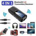 thumbnail image 2 of Bluetooth 5.0 Transmitter Receiver 2 IN 1 Wireless Audio 3.5mm USB Aux Adapter, 2 of 5
