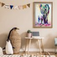 thumbnail image 3 of Elefante 5D DIY Diamond Painting Kits Full Square Drill Rhinestone Picture Wall Hugtrwg Para estrenar, 3 of 9