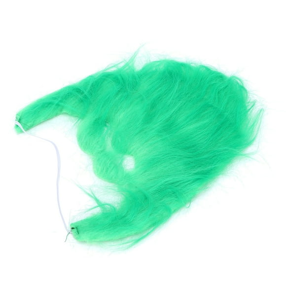 QIILU Cosplay Costume Mustache Soft Lightweight Cool Green Costume Fake Moustache For Men For Cosplay Accessories For