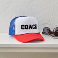 thumbnail image 4 of CafePress - Coach - Adjustable Unisex Printed Trucker Hat with Mesh Back, 4 of 10