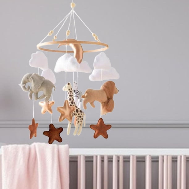 Móvil para cuna de guardería, sonajeros para recién nacidos, decoración del hogar, sonajeros para cuna de bebé, juguete sensorial, para bebés, niñas,