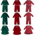 thumbnail image 2 of Pijamas de Navidad familiares a juego, pijamas para adultos, conjuntos de ropa de dormir de dos piezas para niños, vestido de noche para niñas, 2 of 4
