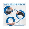 thumbnail image 2 of Moldes Xtellar Silicon Para Grande Hielo 6cm Esfera Reutilizable 4pz Color Negro, 2 of 4