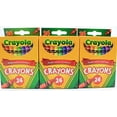 thumbnail image 1 of Paquete de Crayones Crayola Caja de 24 Crayones No Toxico Paquete de 3, 1 of 1