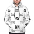 thumbnail image 4 of Hoodies for Men - Math algorithm Print Long Sleeve Comfrt Men'S Fashion Hoodies & Sweatshirts, Sweatshirts for Men Hoodies Pullover Clothing Clothes with Pouch, 4 of 7