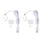 thumbnail image 1 of Display Spotlight Round USB Plug in Small LED Showcase Lamp with 4.2ft Cable for Jewelry Cabinet Cupboard Shelf 5V Warm Light, 1 of 4