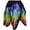 Colorful, variant on Colorful Gradient Butterfly Petal Skirt, Flower Shaped Dance Party Cover-Up, Blue+Pink 30x40cm